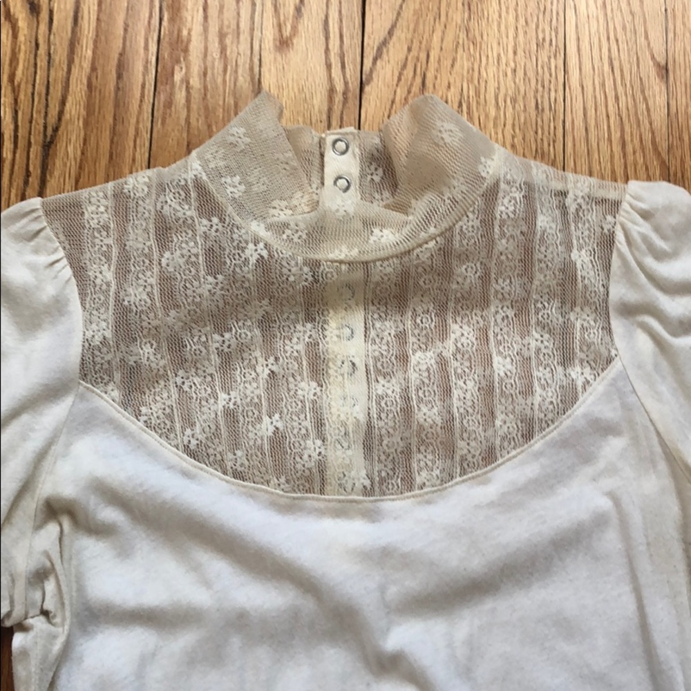 Free People Lace Top